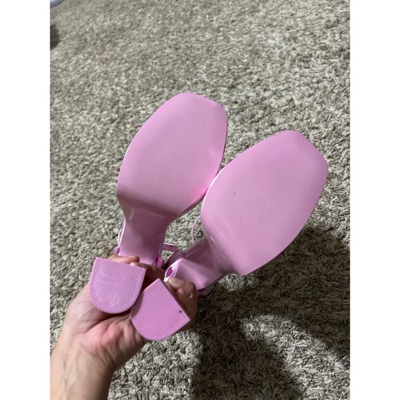 Dolls Kill Sugar Thrill Love Language Heart Platform Heels 9 - Picture 6 of 7